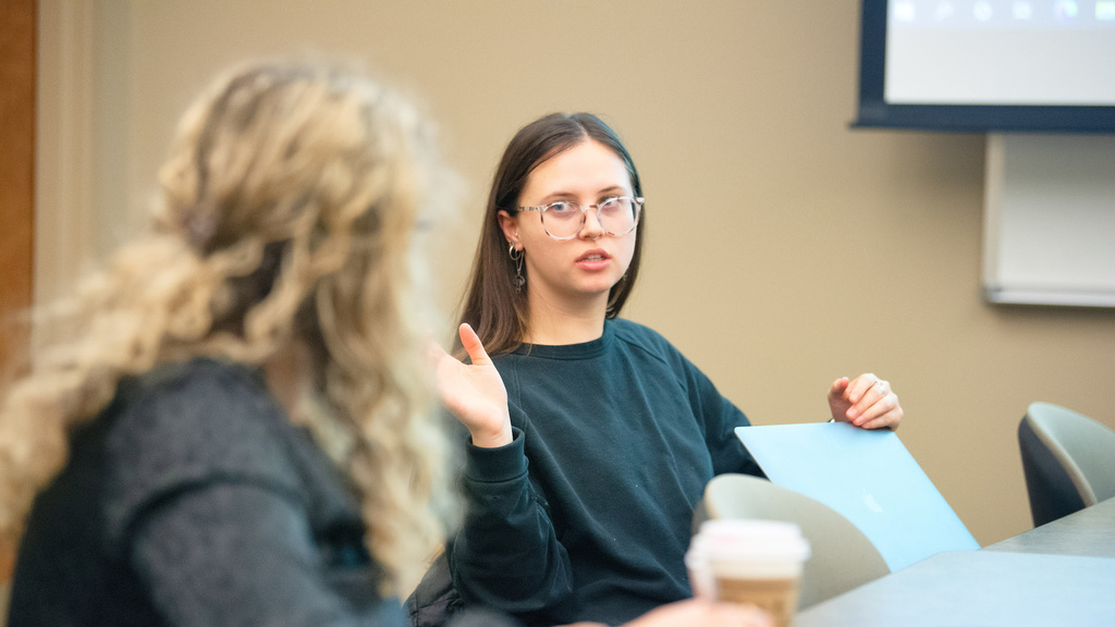 Students in a practicum program